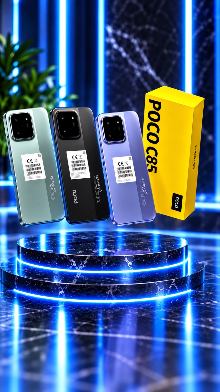 Smartphone Xiaomi Poco C85 | Pagamento por Aproximação (NFC) | 128GB ou 256GB