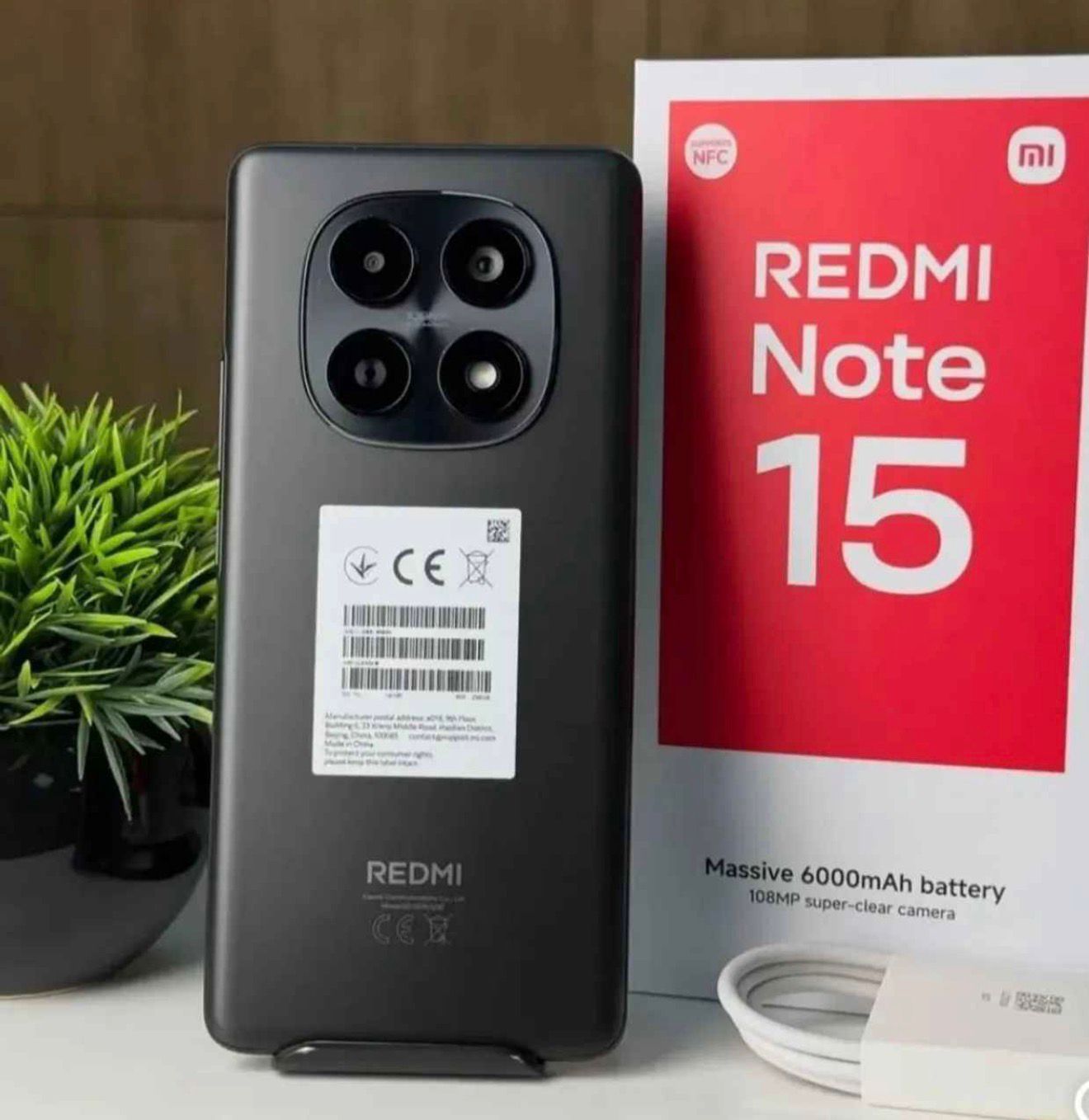 Smartphone Note 15 256GB – Câmera 108MP, Alto Desempenho