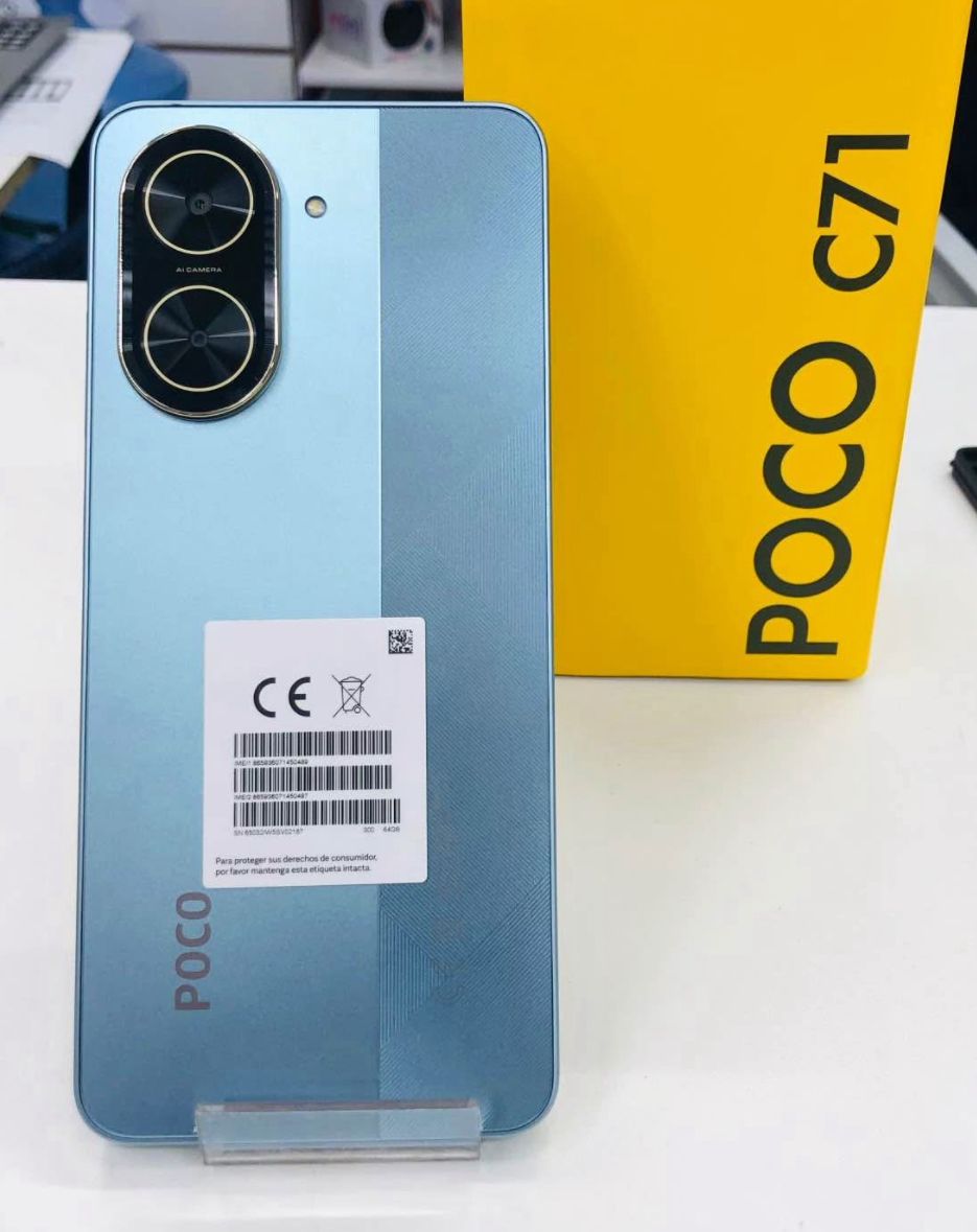 POCO C71 – Tela Imersiva 120Hz | Bateria 5200mAh | 64GB ou 128GB